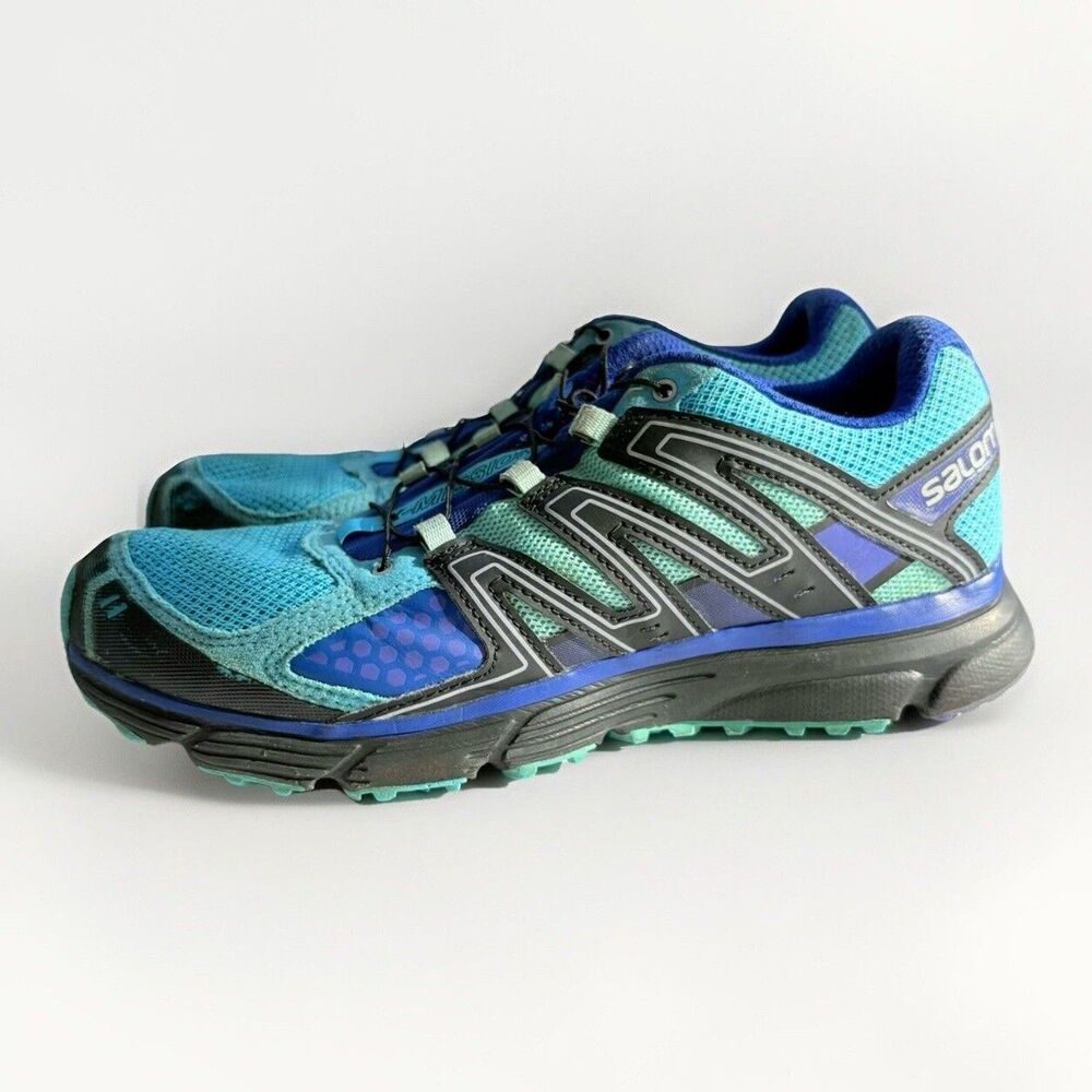 Salomon X-Mission 3 Women's 9 Aruba Blue Navy Trail Running Hiking 393440